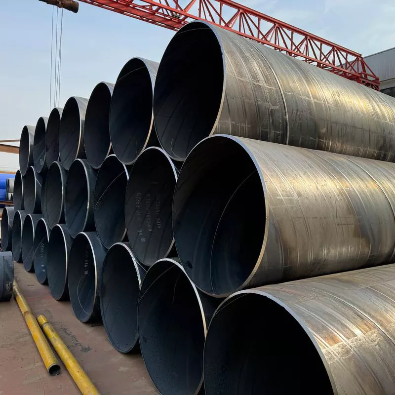 ब्लॅक स्पायरल वेल्डेड पाईप